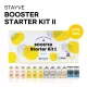 Stayve Booster Starter Kit II. – Professzionális koreai mezoterápiás ampulla válogatás 12 darabos kiszerelésben: koncentrált őssejtes, hialuronos, kollagénes hatóanyagok mikrotűs kezelésekhez