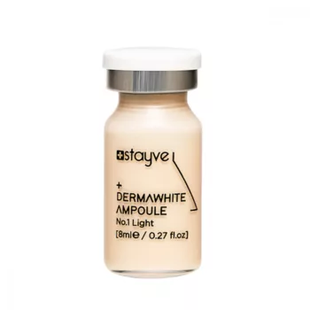 Stayve BB Glow No.1 Light mezoterápiás ampulla (8ml): professzionális bőrtónus javító és ragyogásfokozó szérum világos bőrhöz, mikrotűs kezelésekhez (Dermapen).