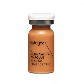 Stayve BB Glow No.3 Deep mezoterápiás ampulla (8ml): professzionális bőrtónus-homogenizáló és ragyogásfokozó szérum sötét bőrhöz, mikrotűs kezelésekhez (Dermapen).