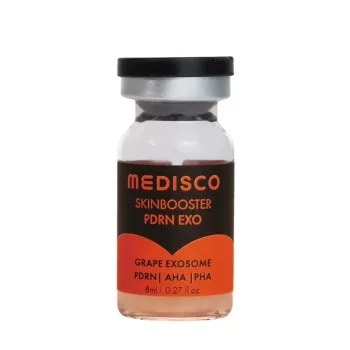 Medisco Skinbooster PDRN EXO mezoterápiás ampulla (8ml): professzionális exoszómás és PDRN szérum mikrotűs kezelésekhez (Dermapen).