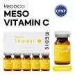 Medisco Meso Vitamin C mezoterápiás ampulla (4ml): professzionális tiszta aszkorbinsav szérum kollagénszintézishez, mikrotűs kezelésekhez (Dermapen).