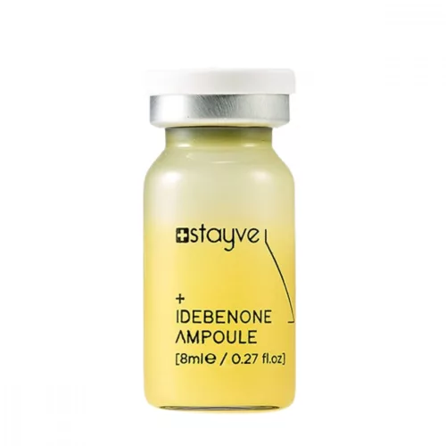 Stayve Idebenone mezoterápiás ampulla (8ml): professzionális antioxidáns szérum ránctalanításhoz és bőrfeszesítéshez, mikrotűs kezelésekhez (Dermapen).